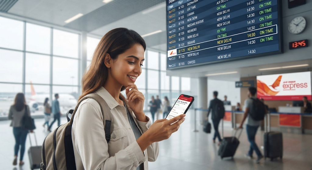 air india express flight status
